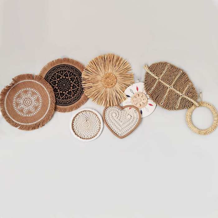 Autumn Rattan Wall Art Set by Veasoon