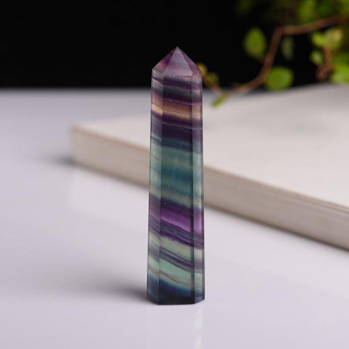 Natural Fluorite Healing Crystal by Veasoon