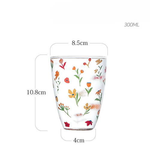 Spring Floral Glass
