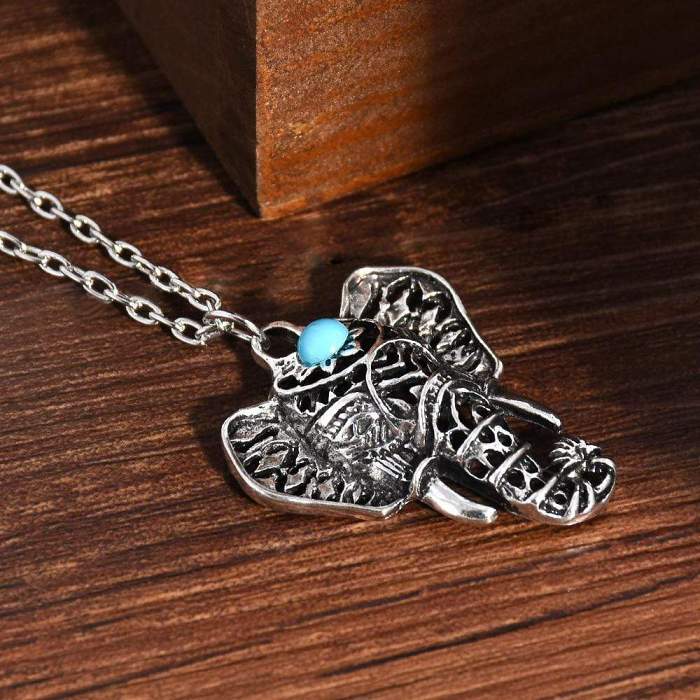 Ethnic Design Elephant Necklace