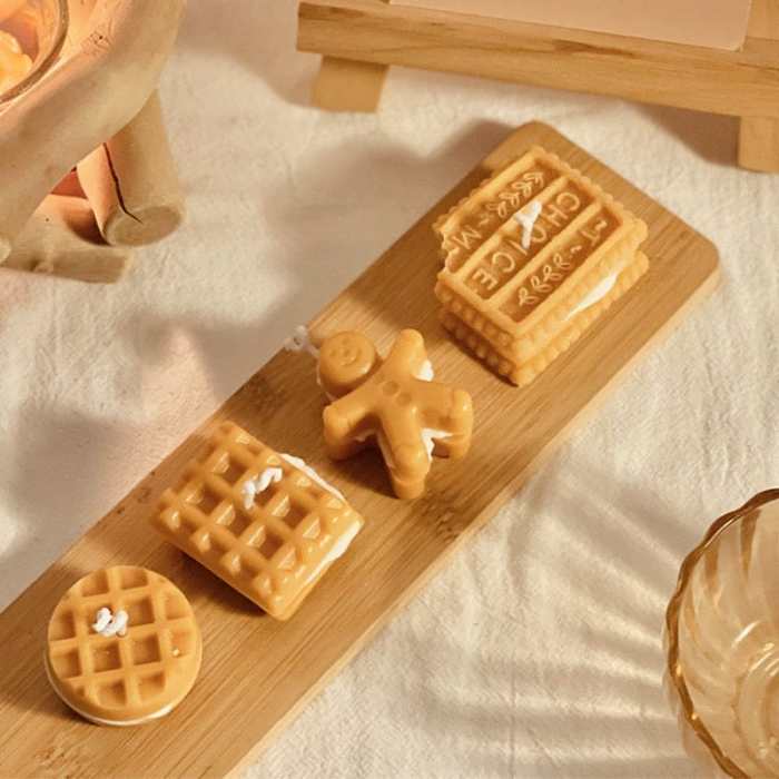 Waffle Cookies Scented Candles by Veasoon