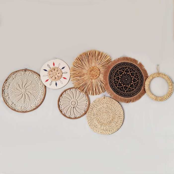 Autumn Rattan Wall Art Set by Veasoon