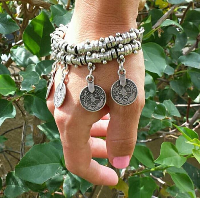 I am Abundant Coin Bracelet