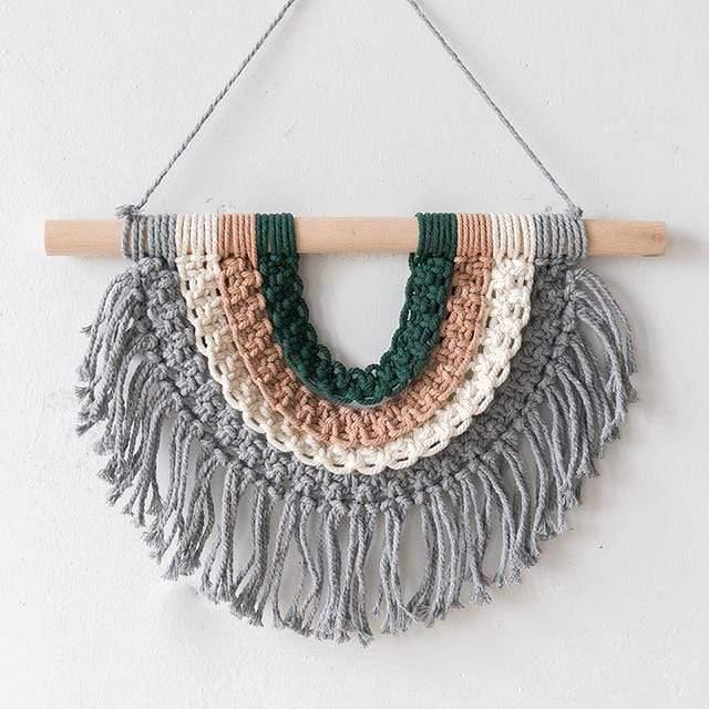 Adana Macrame Hanging Wall Art by Veasoon