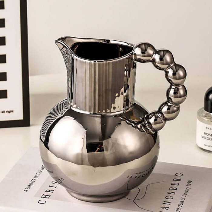 Kettle Shaped Ceramic Vase