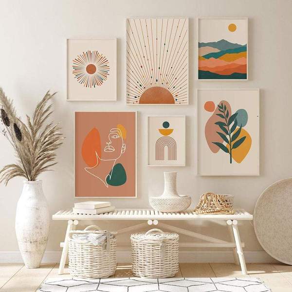 Mid Century Wall Art by Veasoon