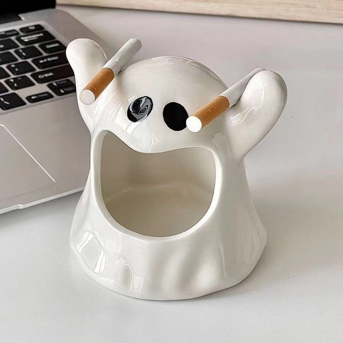 Ghost Ceramic Ashtray