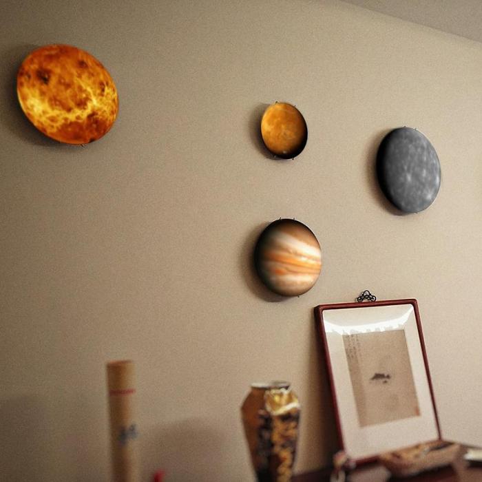 Planets Wall Hanging Plates by Veasoon