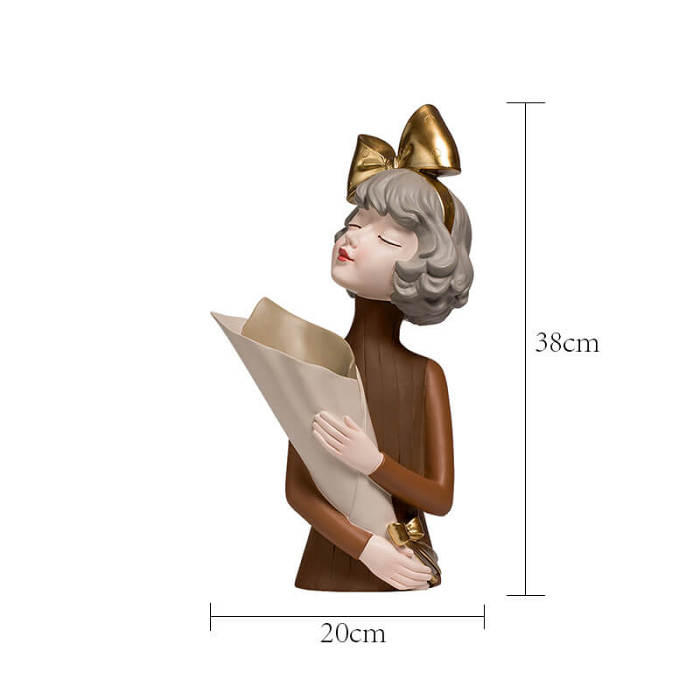 Flower Girl Resin Decoration