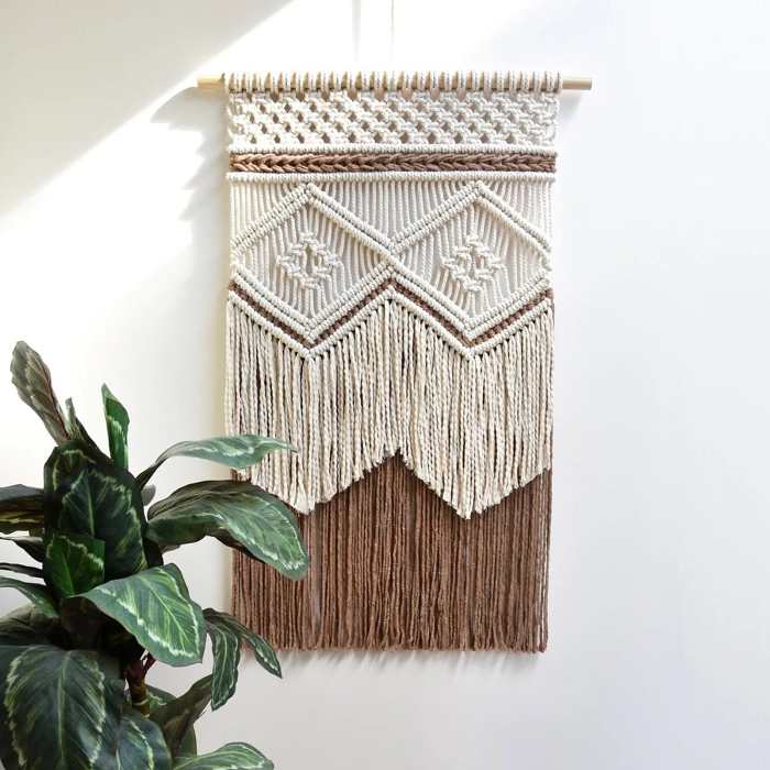 Earth Vibes Wall Hanging Macrame by Veasoon