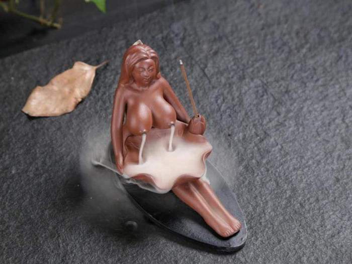 Naked Lady Incense Burner by Veasoon