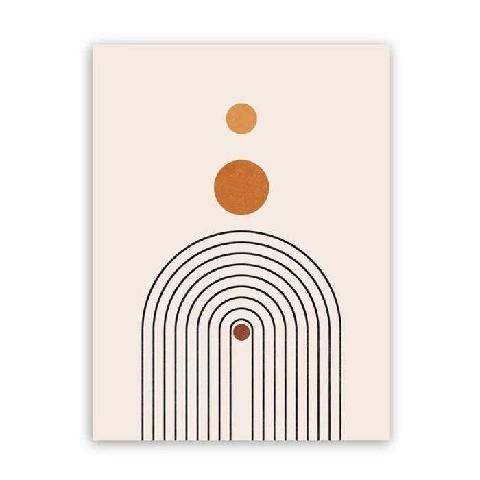 Minimal Geometric Wall Art by Veasoon