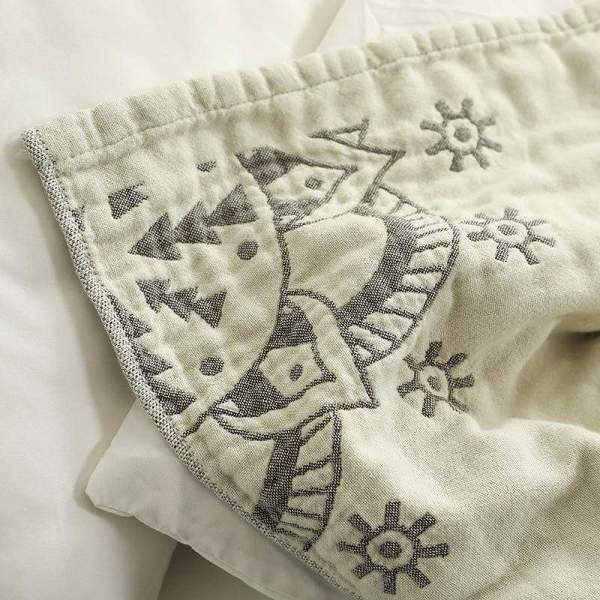 Mandala Blanket Throw by Veasoon