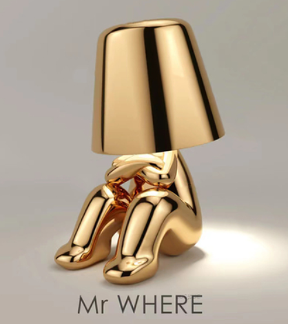 Chill and Relaxed Boy Lamp by Veasoon