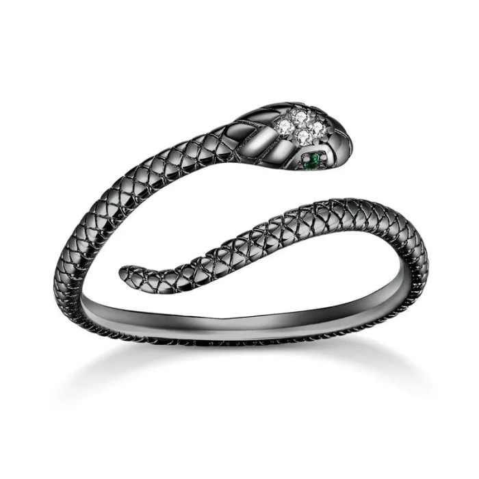 Sterling Silver Snake Ring