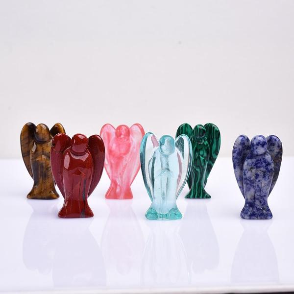 Guardian Angel Crystal Carving by Veasoon