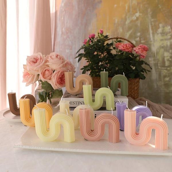 Handmade Wave Candle by Veasoon