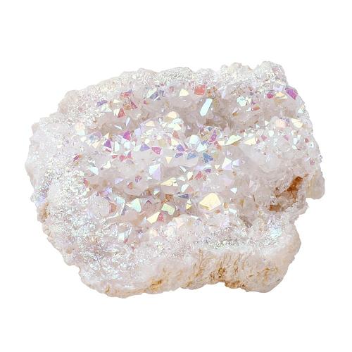 Angel Aura Quartz Crystal Cluster by Veasoon