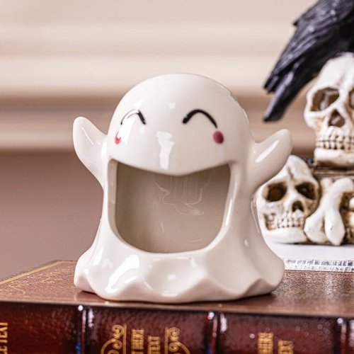 Halloween Themed Candle Holders - Cute Ghost by Veasoon