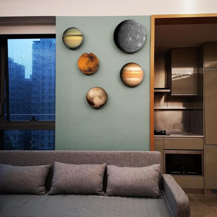 Planets Wall Hanging Plates by Veasoon