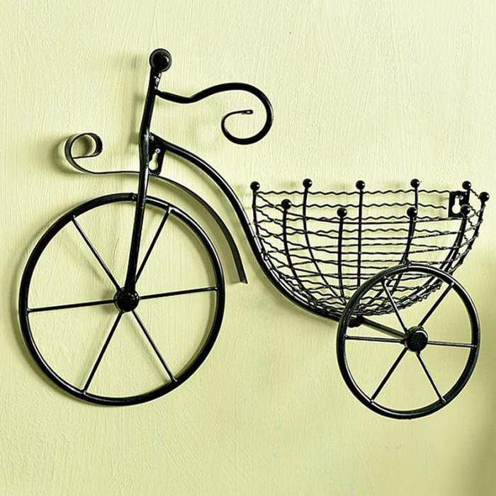 Bicycle Hanging Flower Basket by Veasoon