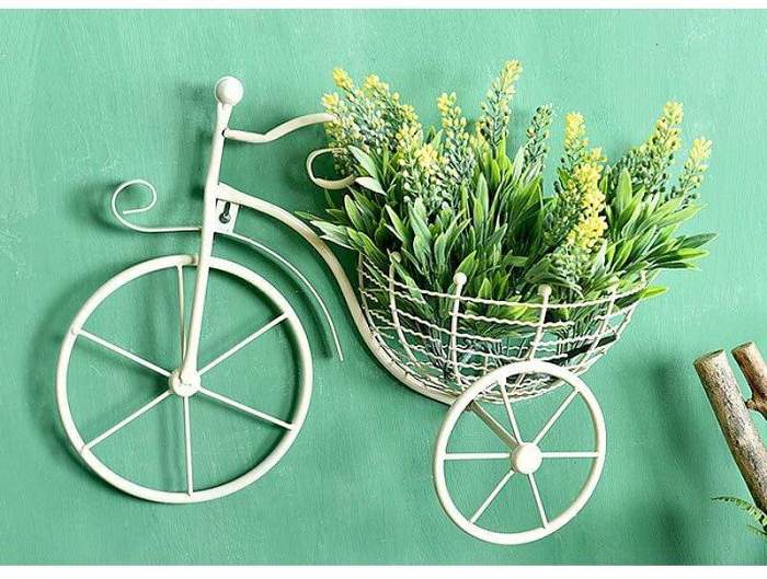 Bicycle Hanging Flower Basket by Veasoon