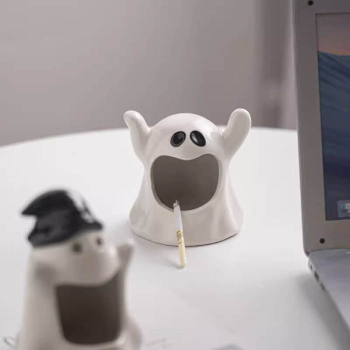 Ghost Ceramic Ashtray