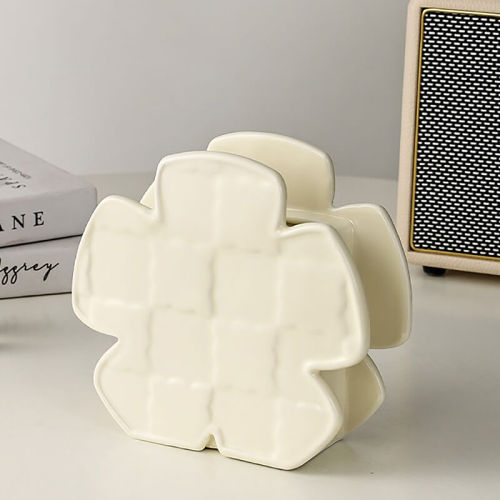 Pentagonal Ceramic Cube Vase