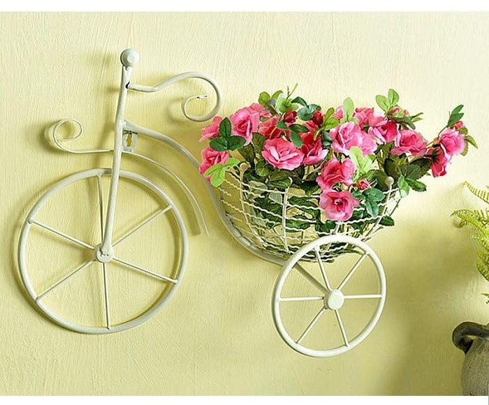 Bicycle Hanging Flower Basket by Veasoon