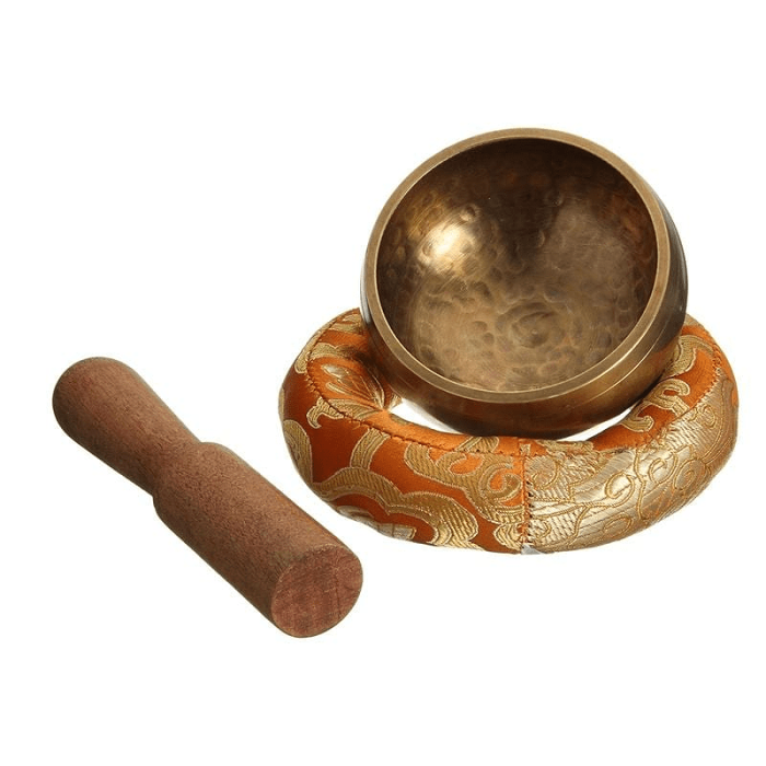 Tibetan Singing Bowl with Mat by Veasoon