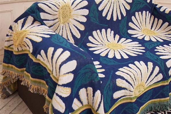 All-Over Daisies Blanket by Veasoon