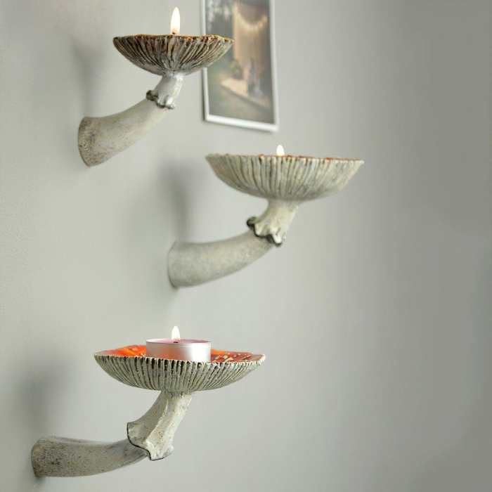Mushroom Floating Shelf by Veasoon