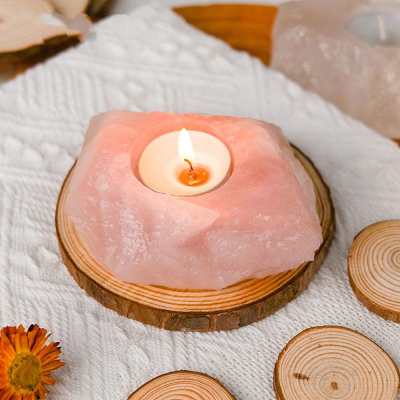Natural Stone Candle Holder by Veasoon
