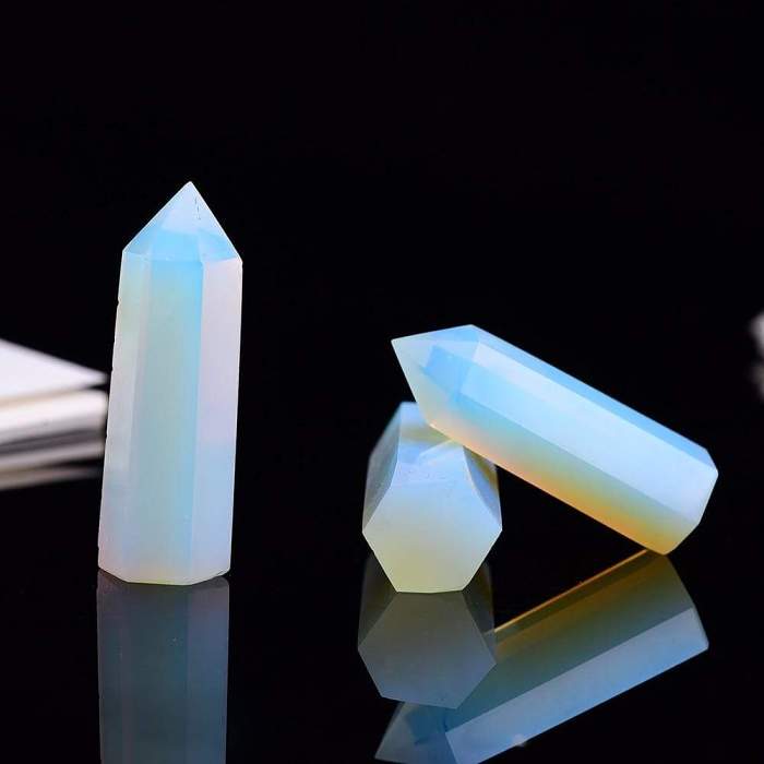 Opalite Crystal Point Tower by Veasoon