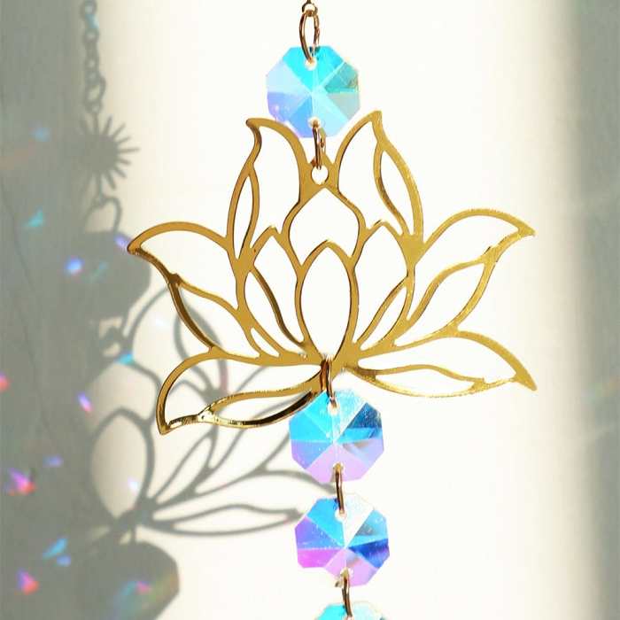 Lotus Suncatcher by Veasoon