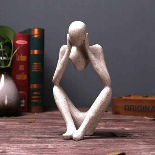 Abstract Character Sandstone Decor Figurines by Veasoon