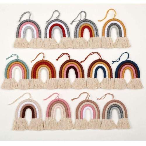 The Rainbow Macrame Wall Hanging by Veasoon