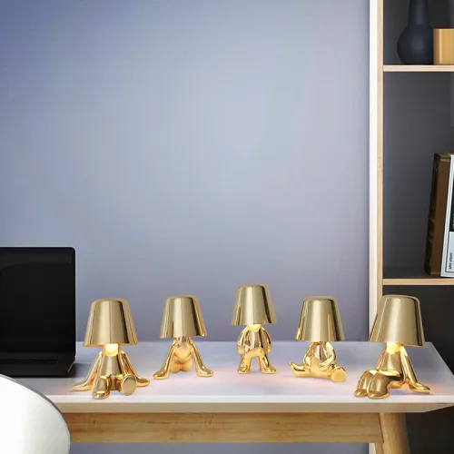 Chill and Relaxed Boy Lamp by Veasoon