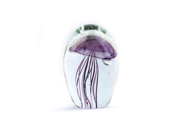 Glow Jellyfish Crystal Glass Decor by Veasoon
