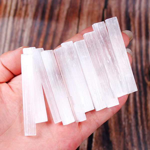Selenite Crystal Sticks (10pcs) by Veasoon