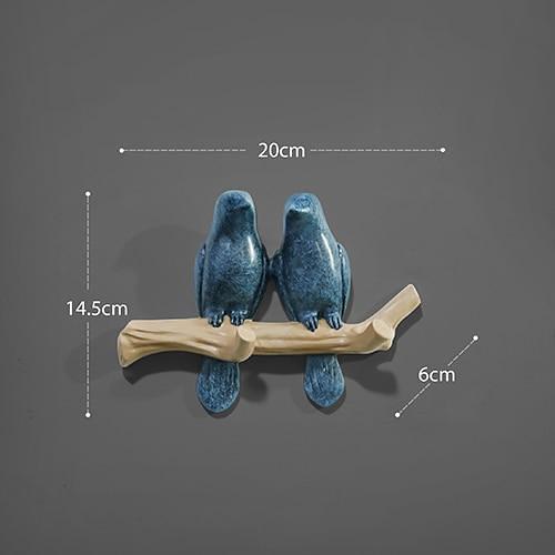 Cute Birds Wall Hanger by Veasoon