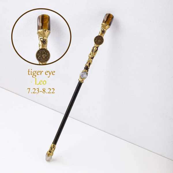 Natural Stone Zodiac Sign Wand by Veasoon