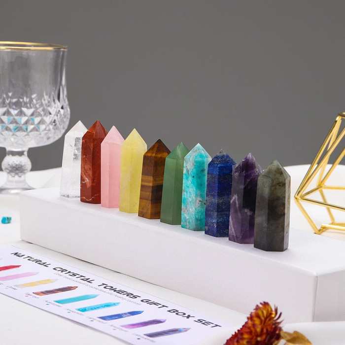 Meditation Crystals Towers Box Set by Veasoon