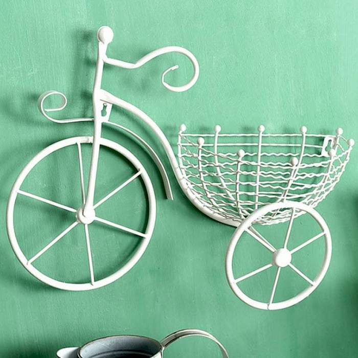 Bicycle Hanging Flower Basket by Veasoon