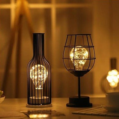 Wire Design Table Lamp by Veasoon