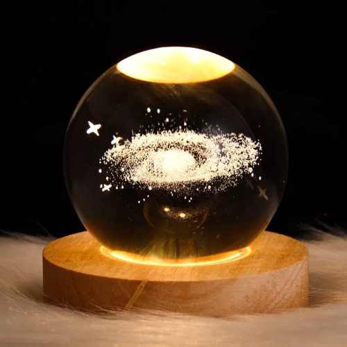 Galaxy Crystal Ball Night Light by Veasoon