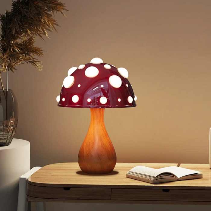 Mushroom Table Lamp by Veasoon