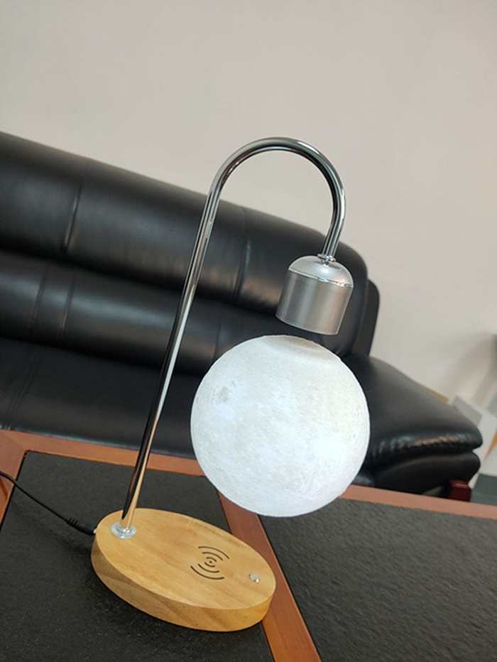 Levitating Moon Lamp by Veasoon
