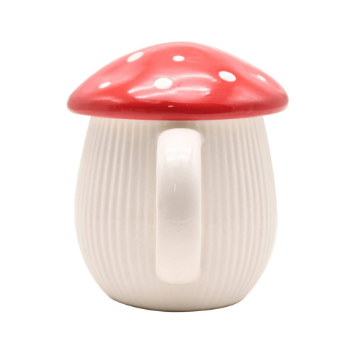 Red Mushroom Mug by Veasoon