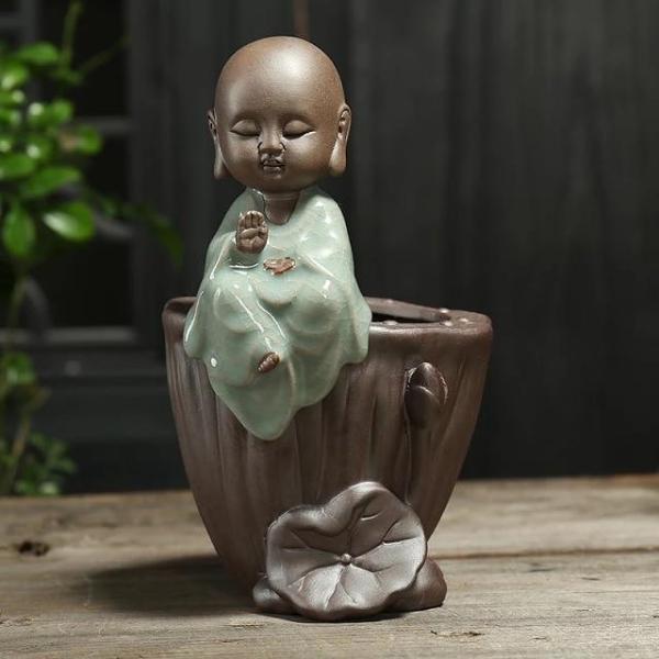 Little Monk Ceramic Flower Pot by Veasoon
